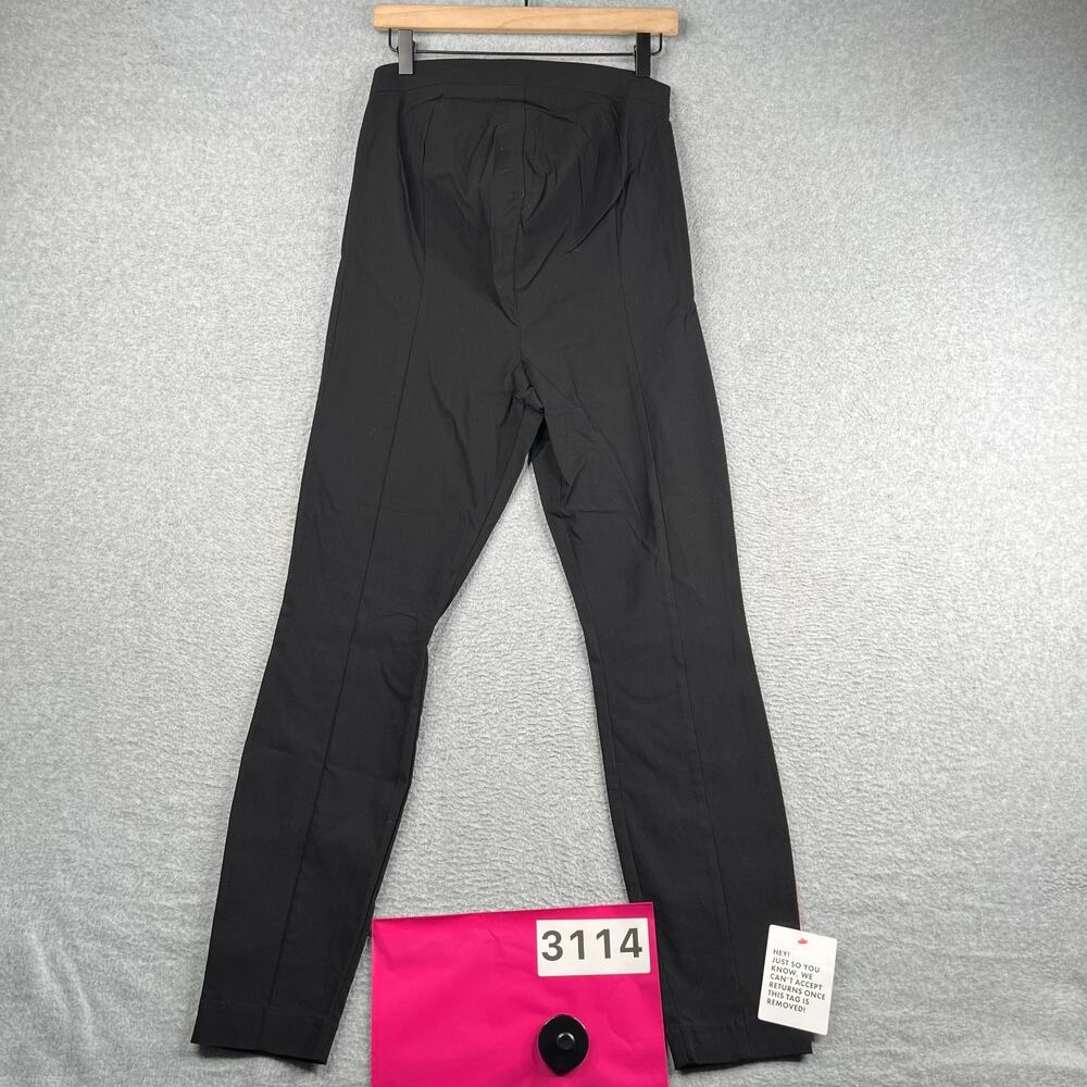 Asos Design Maternity Pants Womens Size 6 Black Stretch Casual